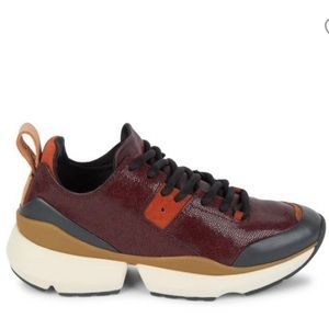 rag & bone Mansion Chunky Leather Sneakers | Size: 37